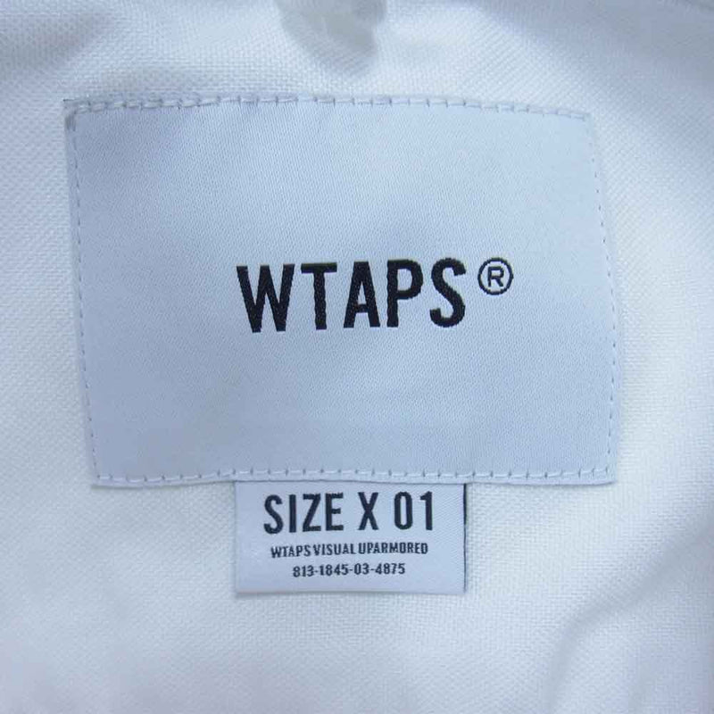 WTAPS ダブルタップス 20SS SMOCK SS EX40-COLLECTION プルオーバー 半袖Tシャツ ブラック 201GWDT-SHM02