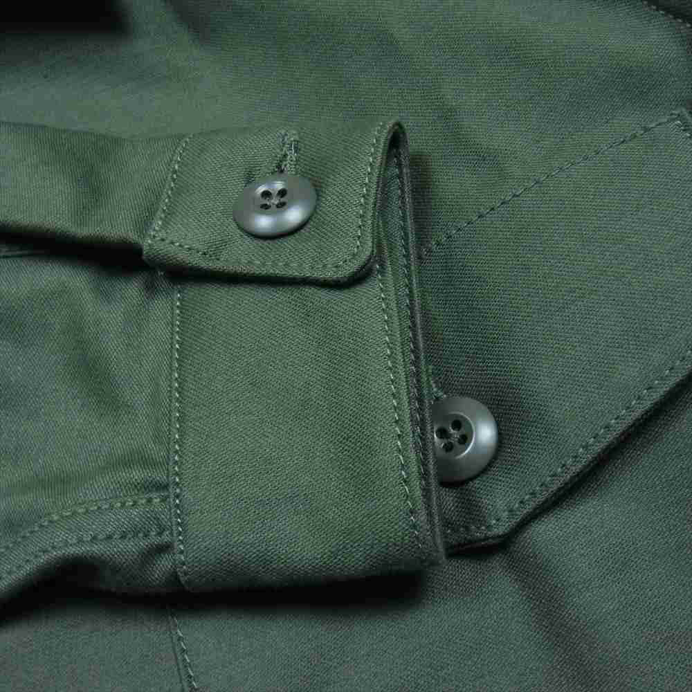 WTAPS ダブルタップス 21SS 211BRDT-SHM01 FLYERS LS COTTON フライヤーズ コットン ミリタリー シャツ ジャケット OLIVEDRAB M【中古】