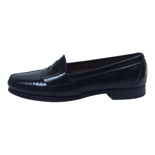 COLE HAAN コールハーン USA製 レザー ローファー ブラック系 75E【中古】