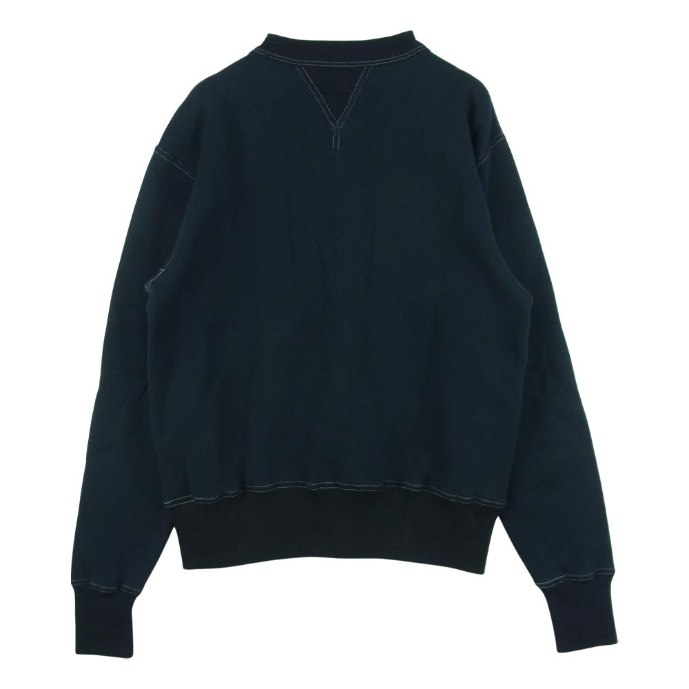 CUSHMAN クッシュマン 両V スウェット トレーナー コットン ブラック系 M【美品】【中古】