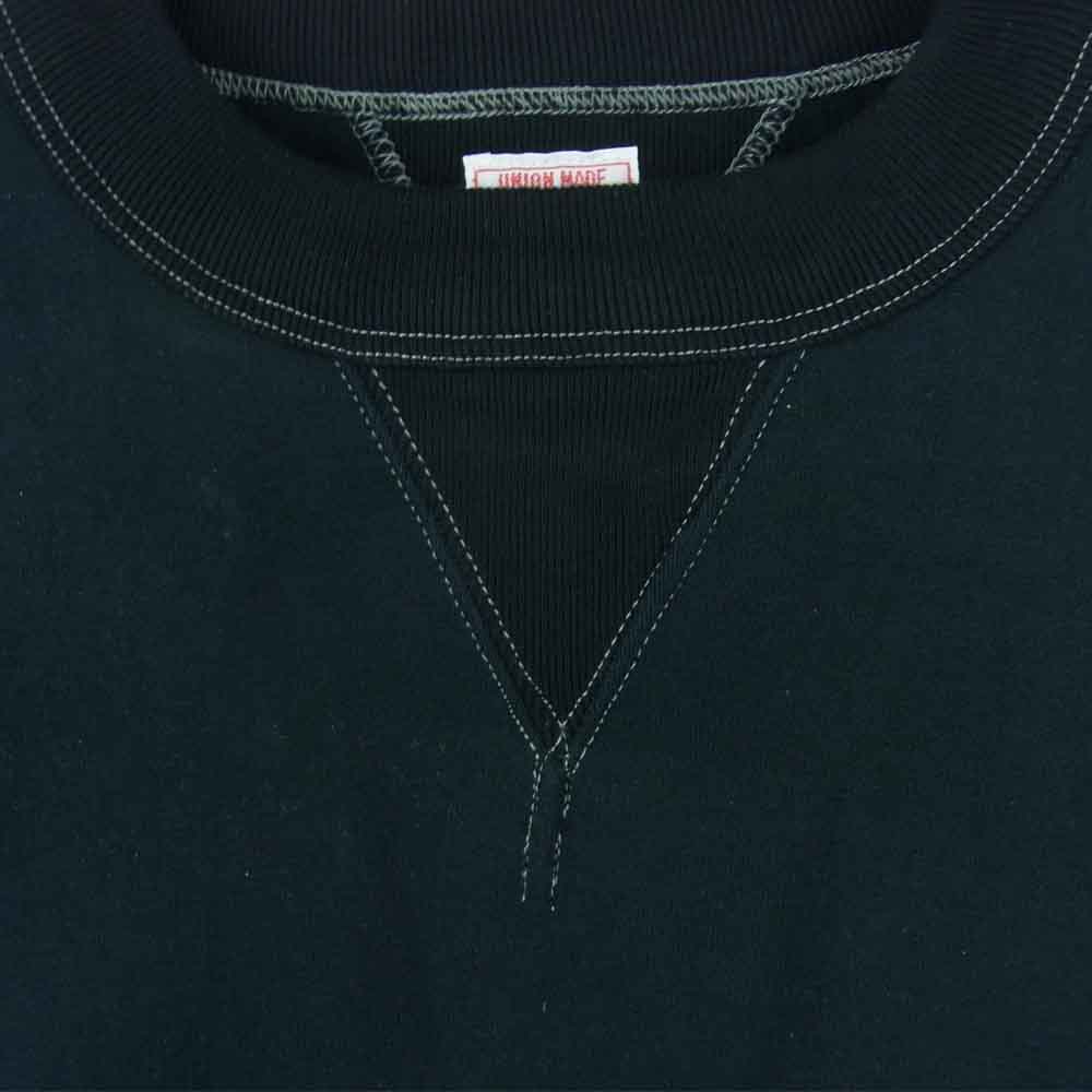 CUSHMAN クッシュマン 両V スウェット トレーナー コットン ブラック系 M【美品】【中古】