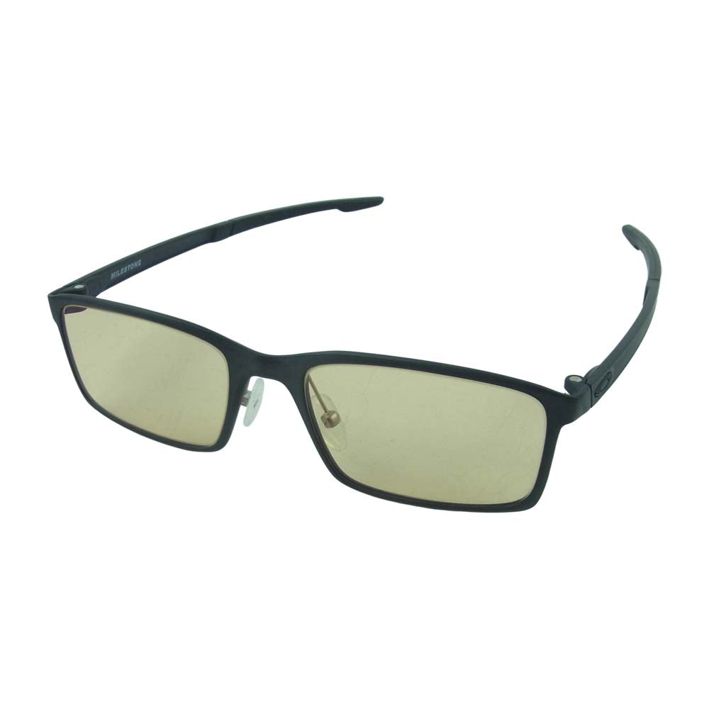 OAKLEY オークリー OX8036-0152 MILESTONE マイルストーン カラーレンズ 度無し サングラス アイウェア メガネ ブラック系【美品】【中古】