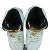 NIKE AIR JORDAN ナイキ ジョーダン 136027-133 5 RETRO HIGH WHITE/BLACK METALLIC GOLD COIN エアジョーダン レトロ ハイ スニーカー ホワイト系 27cm【中古】