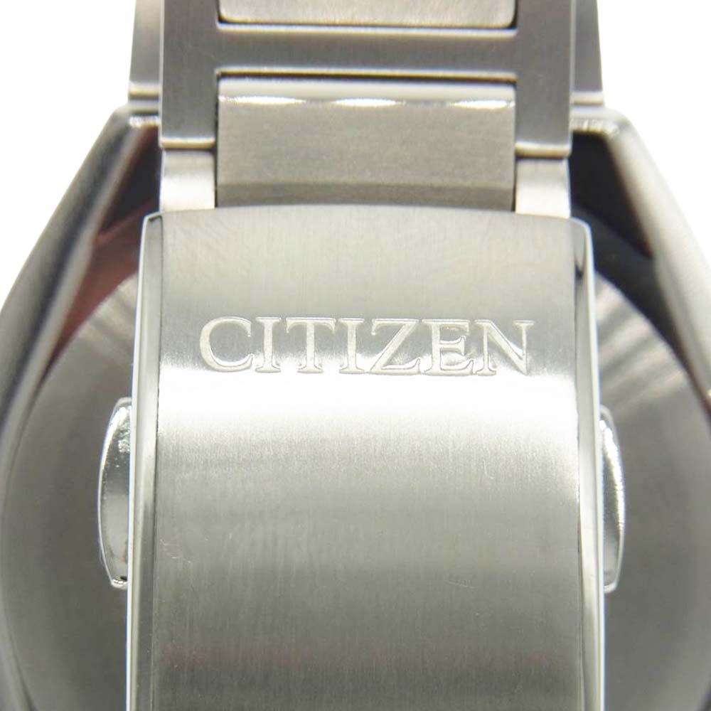 CITIZEN シチズン H128 アテッサ エコドライブ スーパーチタニウム ソーラー ウォッチ 腕時計 シルバー系【美品】【中古】