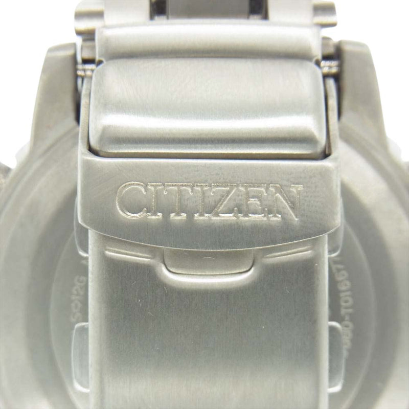 CITIZEN シチズン U680 PROMASTER SKY プロマスター エコドライブ スカイ ソーラー ウォッチ 腕時計 シルバー系【美品】【中古】