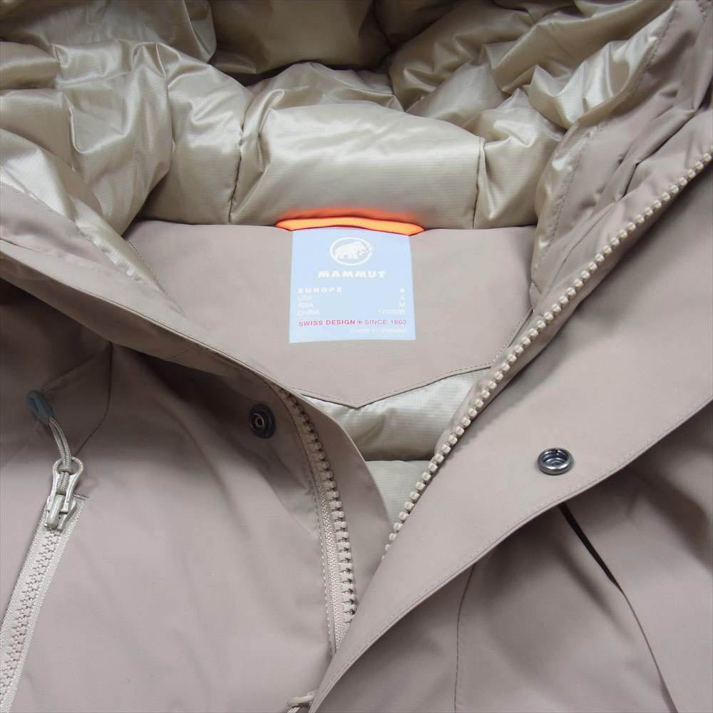 Mammut マムート 1010-27571 国内正規品 ZUN HS Thermo Hooded Parka AF フーデッド パーカー ダウン ジャケット ベージュ系 S【美品】【中古】