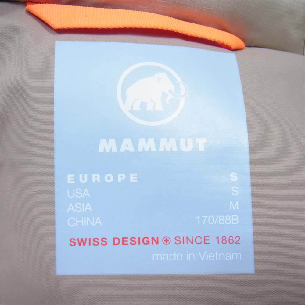 Mammut マムート 1010-27571 国内正規品 ZUN HS Thermo Hooded Parka AF フーデッド パーカー ダウン ジャケット ベージュ系 S【美品】【中古】