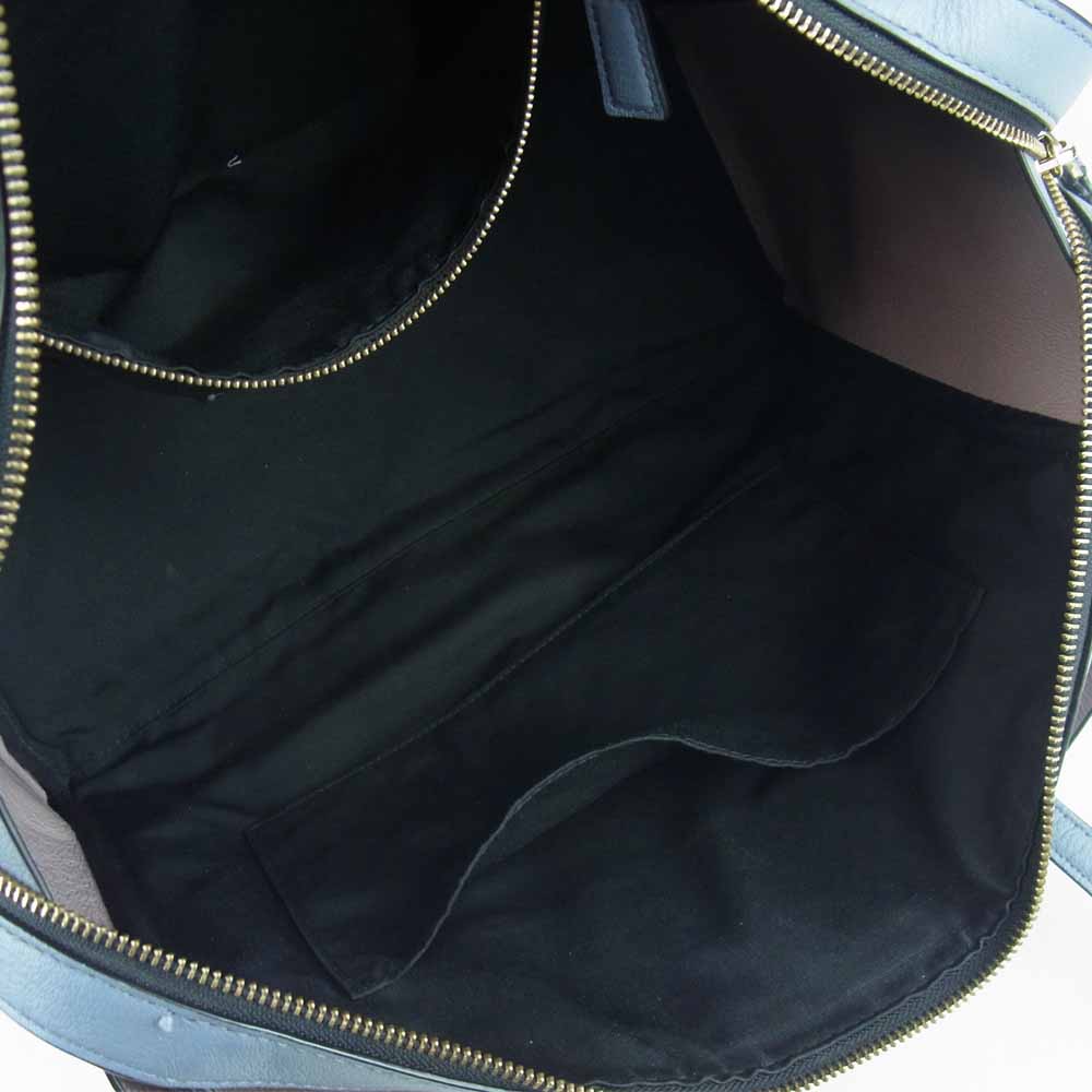 MARC JACOBS マークジェイコブス M0015771 THE PROTEGE TOTE プロティージュ レザー トート バッグ グレイッシュライトブルー系【中古】