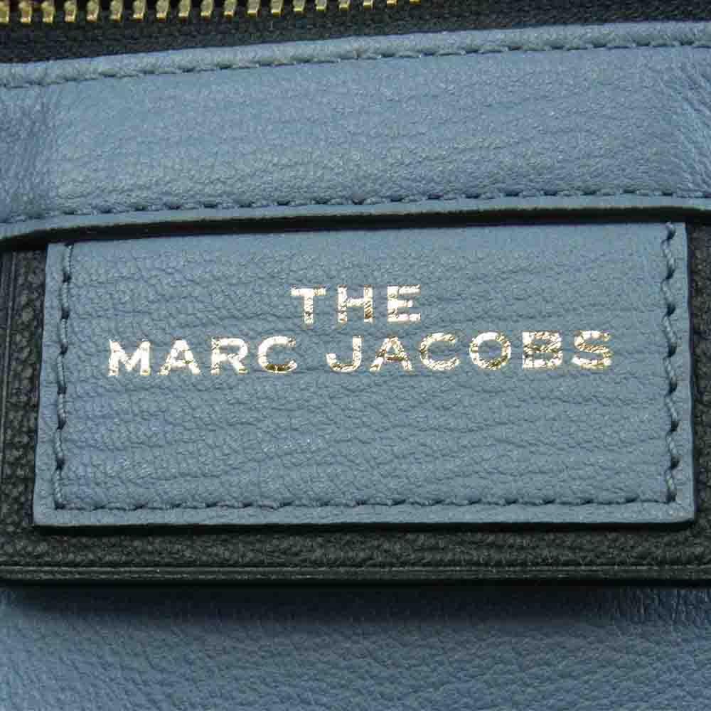 MARC JACOBS マークジェイコブス M0015771 THE PROTEGE TOTE プロティージュ レザー トート バッグ グレイッシュライトブルー系【中古】