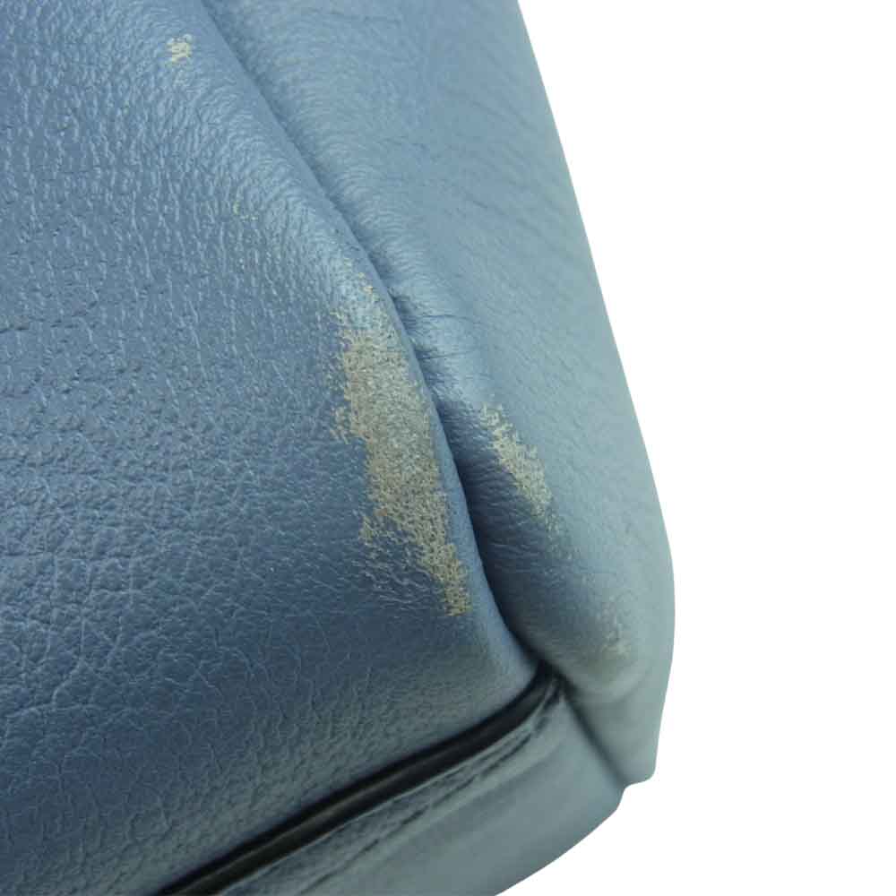 MARC JACOBS マークジェイコブス M0015771 THE PROTEGE TOTE プロティージュ レザー トート バッグ グレイッシュライトブルー系【中古】