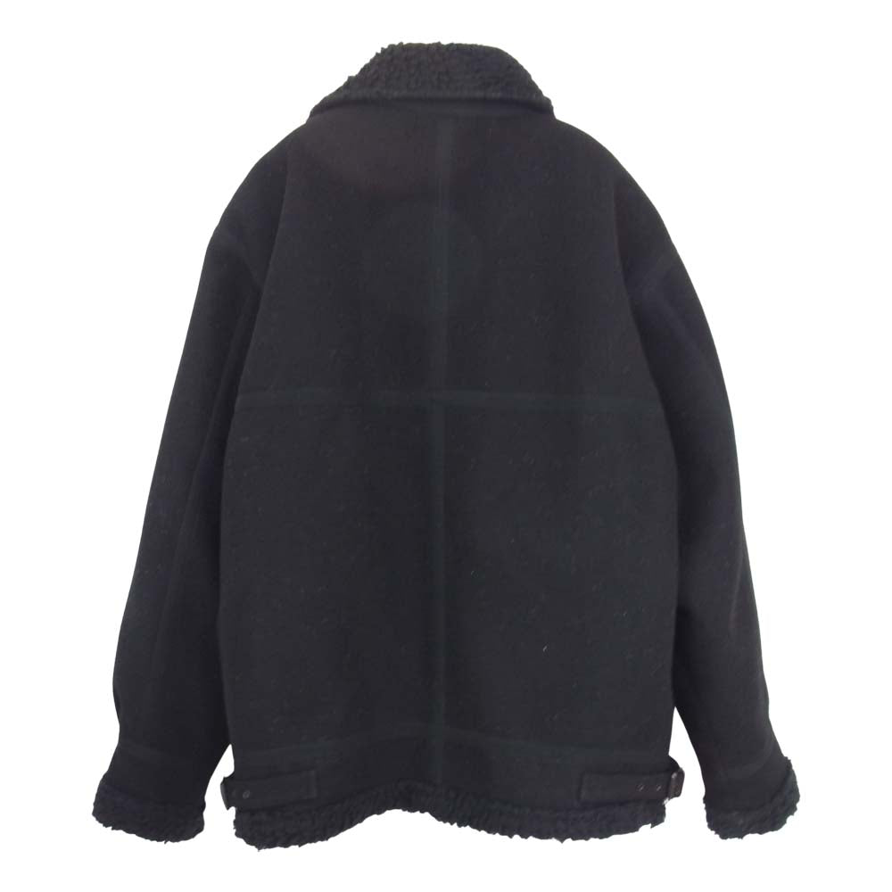 WTAPS ダブルタップス 182GWDT-JKM04 18AW OVIS JACKET WONY MELTON メルトン ボア ジャケット ブラック系 01【中古】