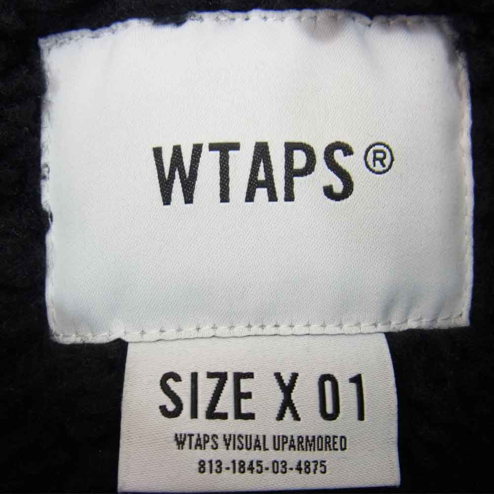 WTAPS ダブルタップス 182GWDT-JKM04 18AW OVIS JACKET WONY MELTON メルトン ボア ジャケット ブラック系 01【中古】