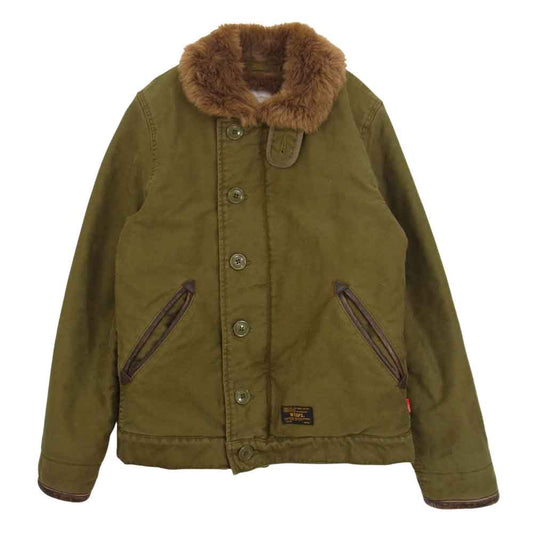 WTAPS ダブルタップス 152GWDT-JKM03 15AW N-1 JACKET COTTON COAD コットン コード クロス デッキ ジャケット カーキ系 1【中古】