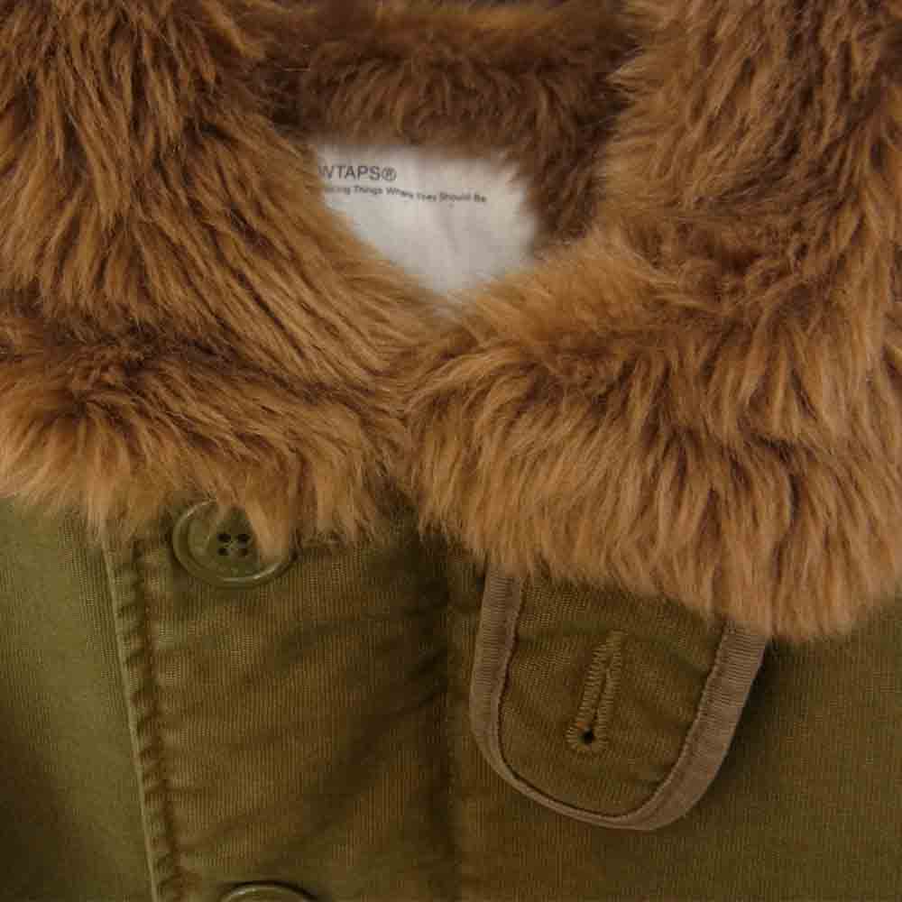 WTAPS ダブルタップス 152GWDT-JKM03 15AW N-1 JACKET COTTON COAD コットン コード クロス デッキ ジャケット カーキ系 1【中古】