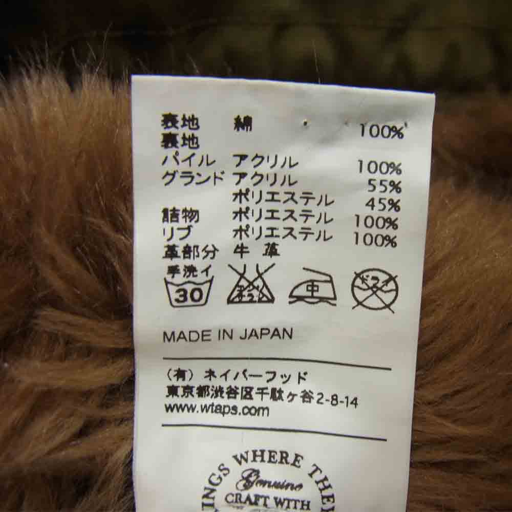WTAPS ダブルタップス 152GWDT-JKM03 15AW N-1 JACKET COTTON COAD コットン コード クロス デッキ ジャケット カーキ系 1【中古】