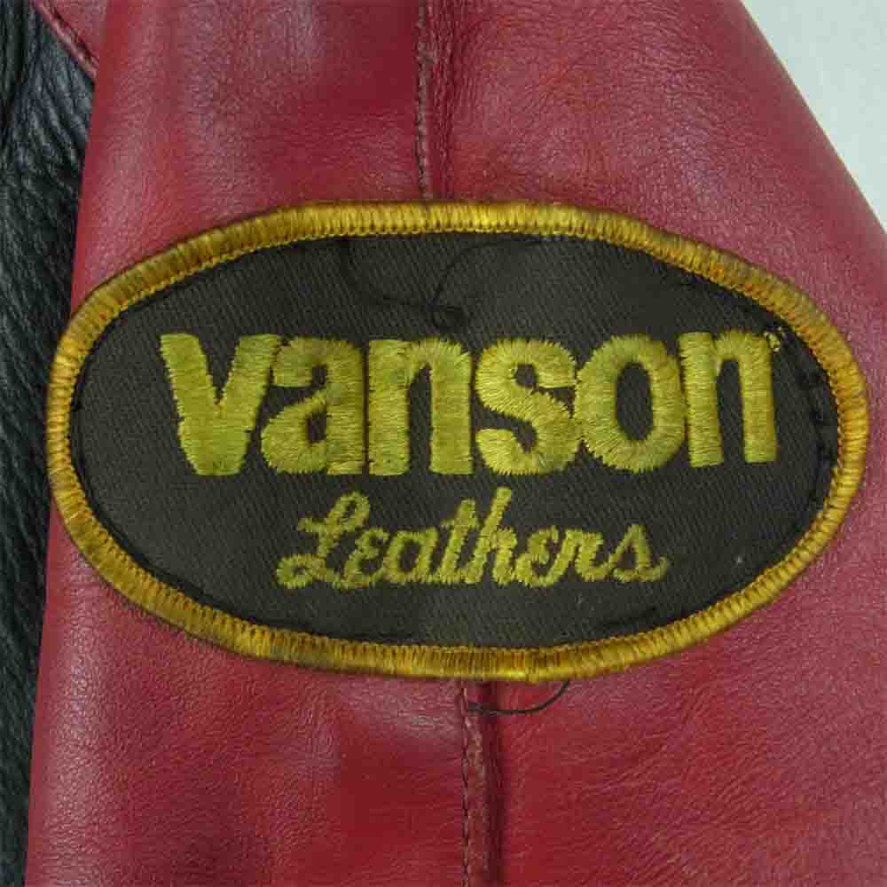 VANSON バンソン TJV TALON ZIP レザー ライダース ジャケット