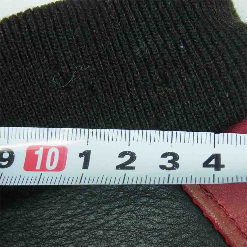 VANSON バンソン TJV TALON ZIP レザー ライダース ジャケット スタジャン アメリカ製 ブラック系 レッド系 34【中古】