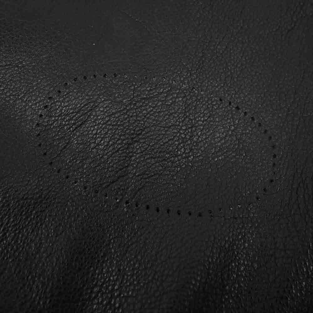 LANGLITZ LEATHERS ラングリッツレザーズ 白タグ初期 Patted Cascade Goatskin TALON ZIP パッテド キャスケード ゴートスキン レザー ライダース ジャケット ブラック系【中古】