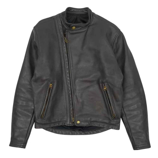 LANGLITZ LEATHERS ラングリッツレザーズ Cascade TALON ZIP BROWN キャスケード レザー ライダース ジャケット ブラウン サイズ38 ダークブラウン系【中古】