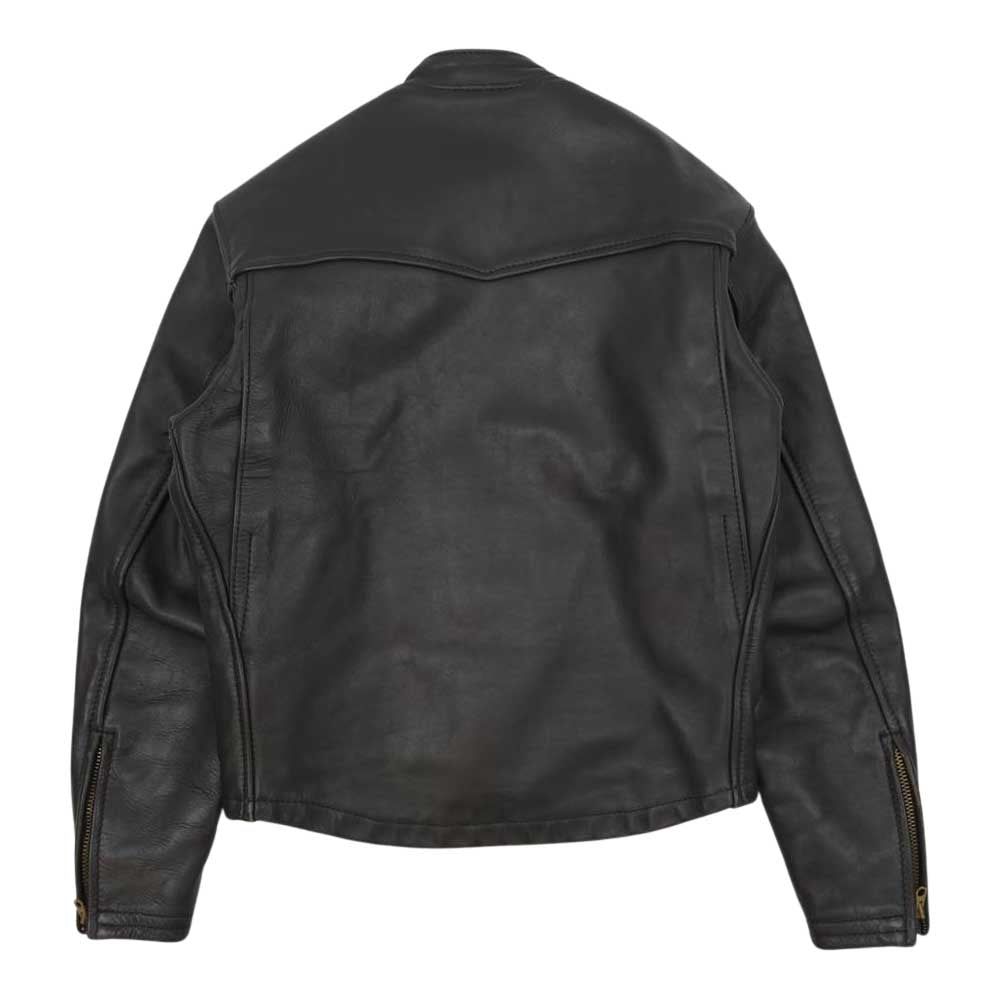 LANGLITZ LEATHERS ラングリッツレザーズ Cascade TALON ZIP BROWN キャスケード レザー ライダース ジャケット ブラウン サイズ38 ダークブラウン系【中古】