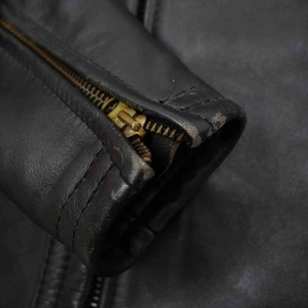LANGLITZ LEATHERS ラングリッツレザーズ Cascade TALON ZIP BROWN キャスケード レザー ライダース ジャケット ブラウン サイズ38 ダークブラウン系【中古】