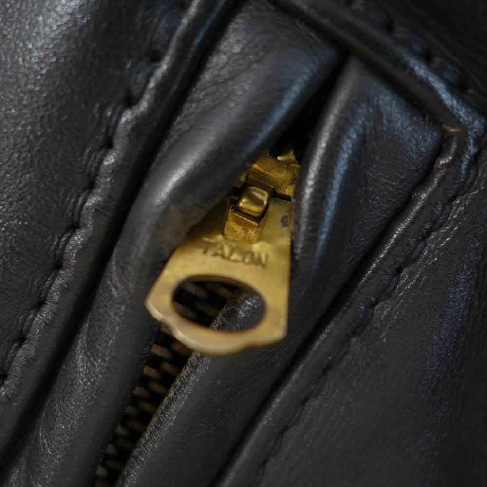 LANGLITZ LEATHERS ラングリッツレザーズ Cascade TALON ZIP BROWN キャスケード レザー ライダース ジャケット ブラウン サイズ38 ダークブラウン系【中古】