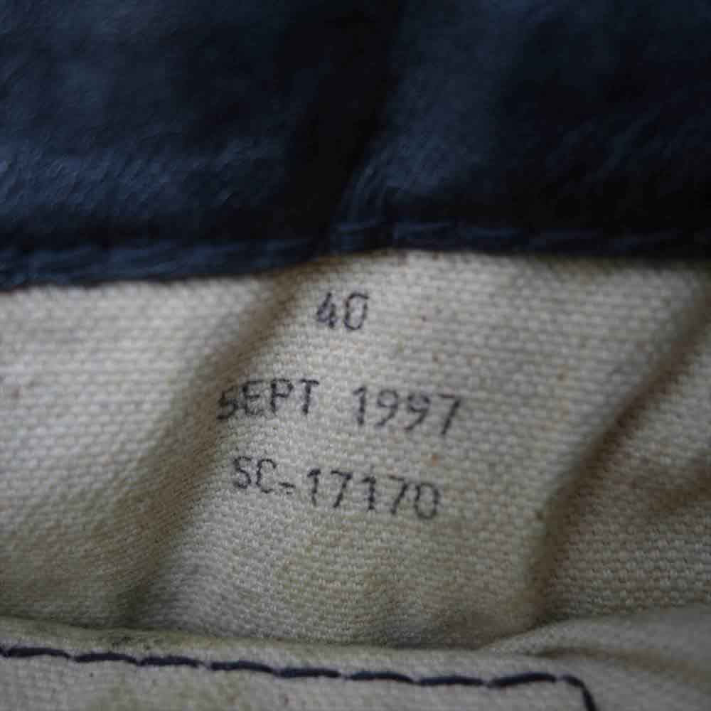 LANGLITZ LEATHERS ラングリッツレザーズ 97年製 Columbia コロンビア 50周年モデル レザー ダブル ライダース ジャケット サイズ40 ブラック系【中古】