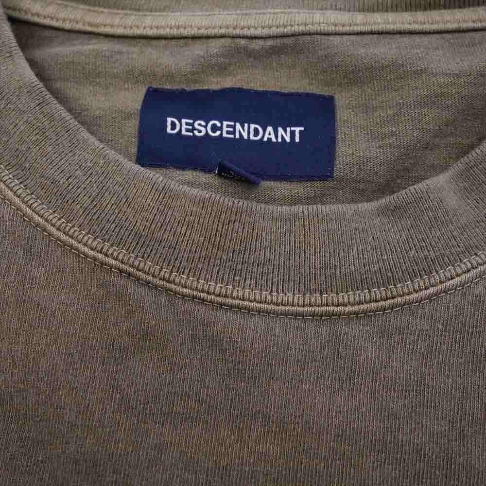 DESCENDANT ディセンダント MILITIA LAYERED TEE ワッフル サーマル レイヤード Tシャツ カーキ カーキ系 2【中古】