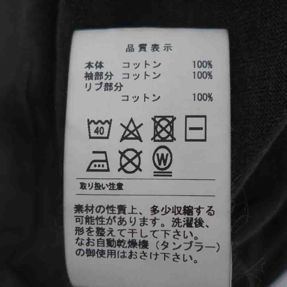 DESCENDANT ディセンダント MILITIA LAYERED TEE ワッフル サーマル レイヤード Tシャツ ダークグレー グレー系 2【中古】