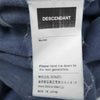 DESCENDANT ディセンダント MILITIA LAYERED TEE ワッフル サーマル レイヤード Tシャツ ブルー グレイッシュブルー系 1(参考サイズS)【中古】