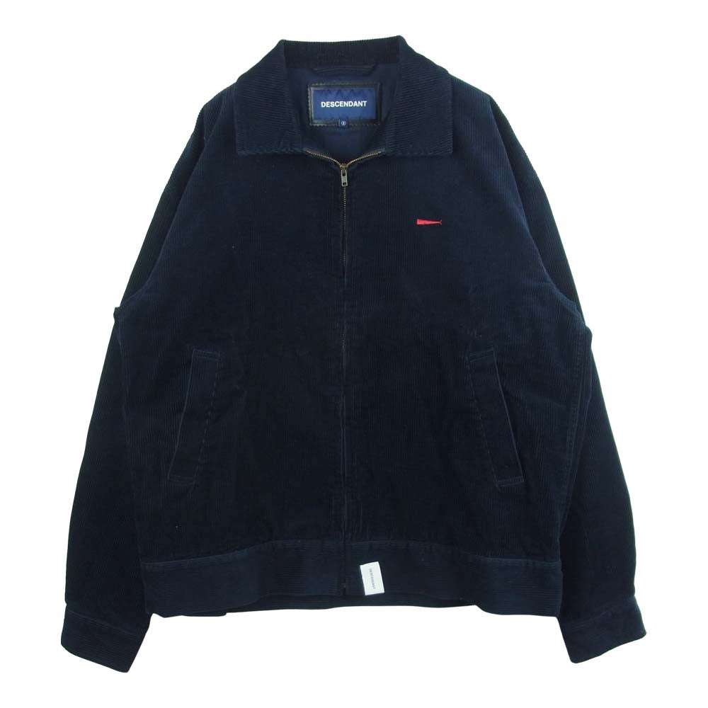 DESCENDANT ディセンダント 19AW 192TQDS-JKM02 PE/CORDUROY JACKET コーデュロイ ジャケット ダークネイビー系 2【中古】