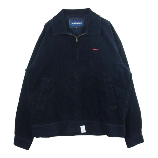 DESCENDANT ディセンダント 19AW 192TQDS-JKM02 PE/CORDUROY JACKET コーデュロイ ジャケット ダークネイビー系 2【中古】