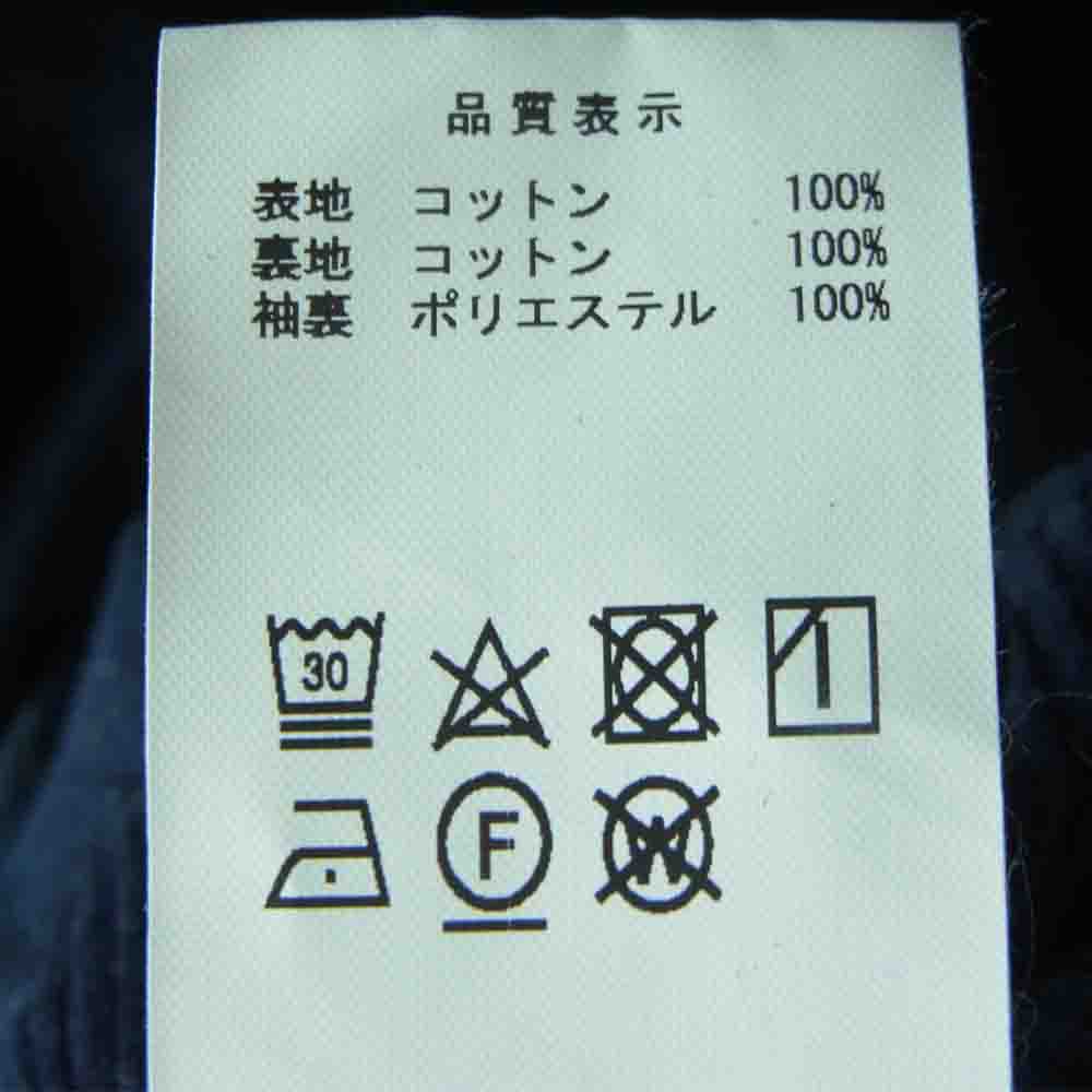 DESCENDANT ディセンダント 19AW 192TQDS-JKM02 PE/CORDUROY JACKET コーデュロイ ジャケット ダークネイビー系 2【中古】