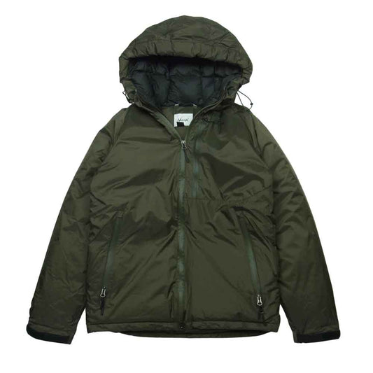 NANGA ナンガ AURORA DOWN JACKET オーロラ ダウン ジャケット ナイロン 日本製 カーキ系 M【美品】【中古】