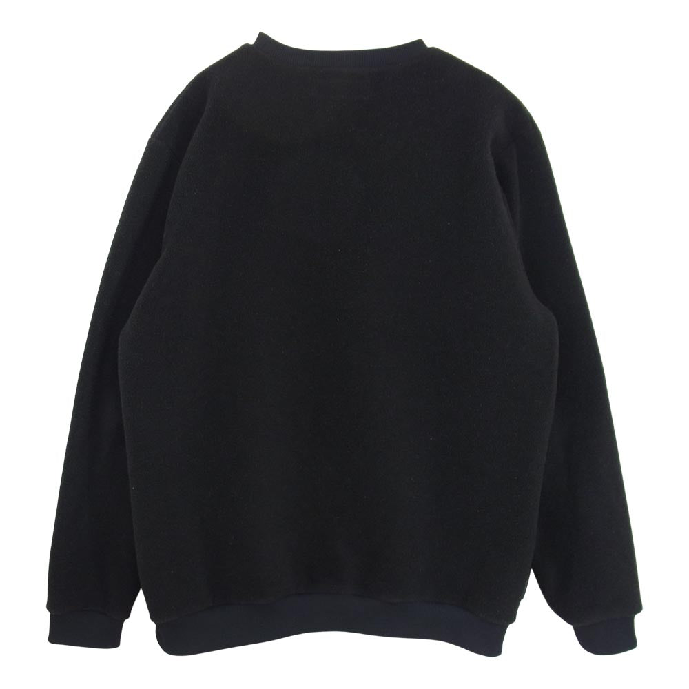 NEIGHBORHOOD ネイバーフッド 212OKNH-CSM01 TEC FLEECE / E-CREW LS ポーラテック フリース クルーネック スウェット トレーナー ブラック系 M【美品】【中古】