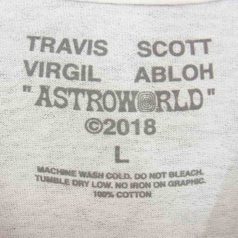 トラヴィススコット ASTROWORLD C/O VIRGIL ABLOH ヴァージルアブロー