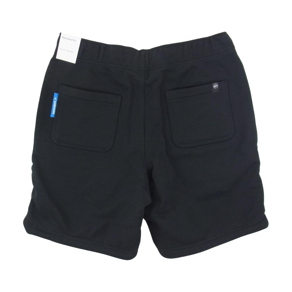 NIKE ナイキ DJ0617-010 × Travis Scott トラヴィススコット × FRAGMENT DESIGN フラグメントデザイン JORDAN MJ TSF SHORT PANT ジョーダン スウェット ショーツ ハーフ パンツ ブラック系 M【新古品】【未使用】【中古】