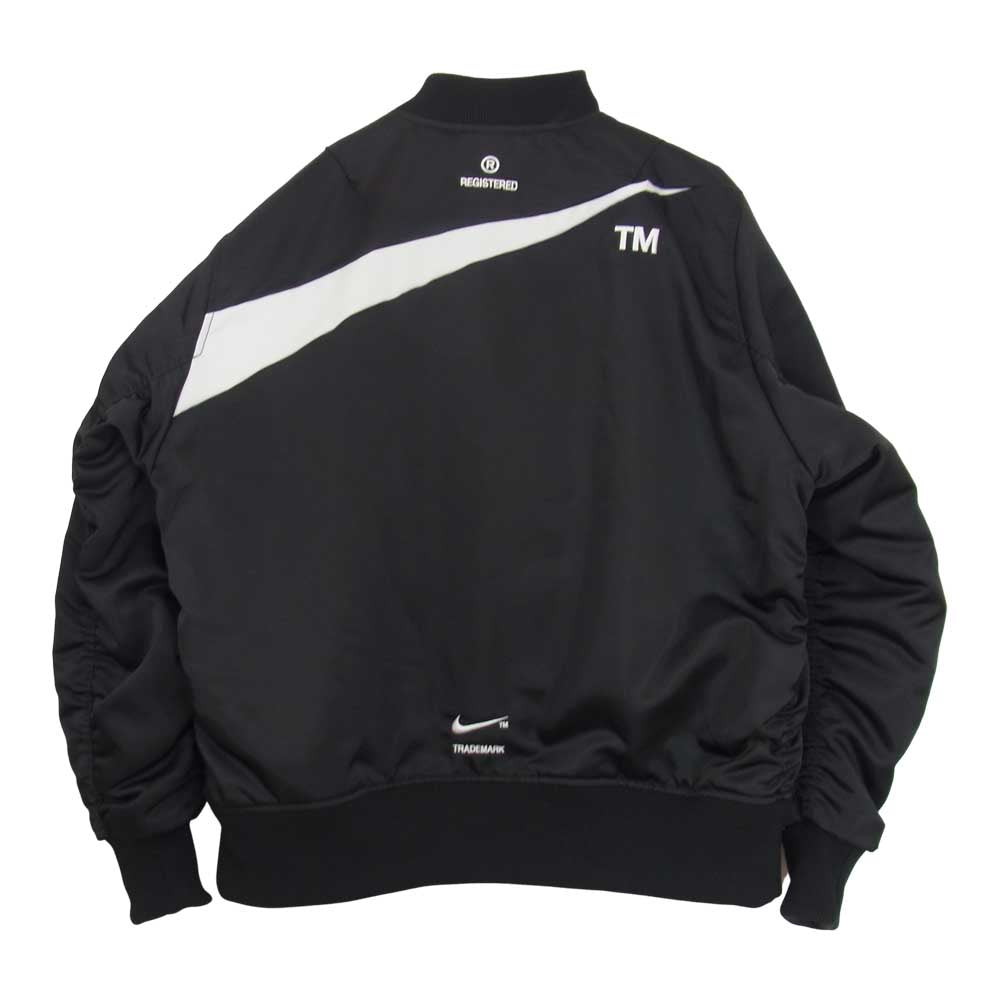 NIKE ナイキ DD6056-010 AS M NSW SYNFL SWOOSH BOMBER スウッシュ ナイロン リバーシブル ボンバー ブルゾン ジャケット ブラック系 XL【中古】
