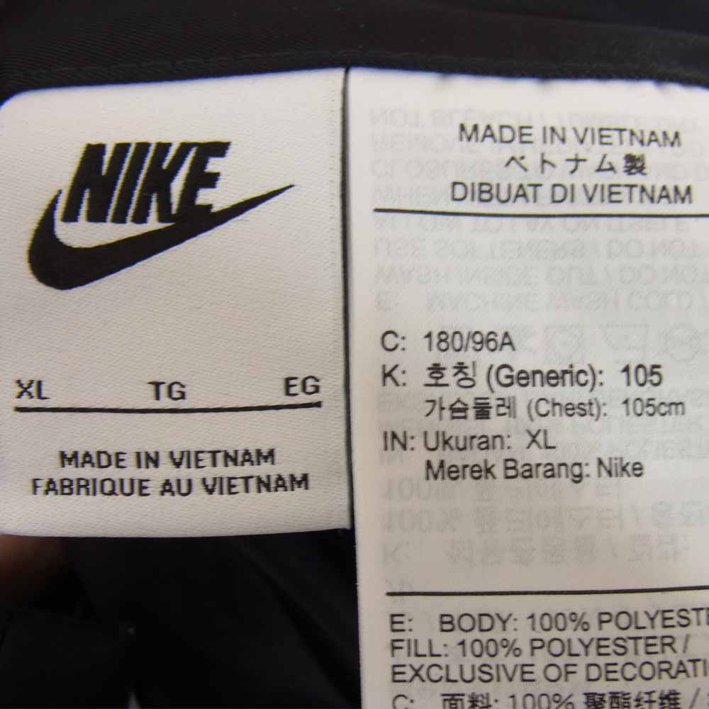 NIKE ナイキ DD6056-010 AS M NSW SYNFL SWOOSH BOMBER スウッシュ ナイロン リバーシブル ボンバー ブルゾン ジャケット ブラック系 XL【中古】