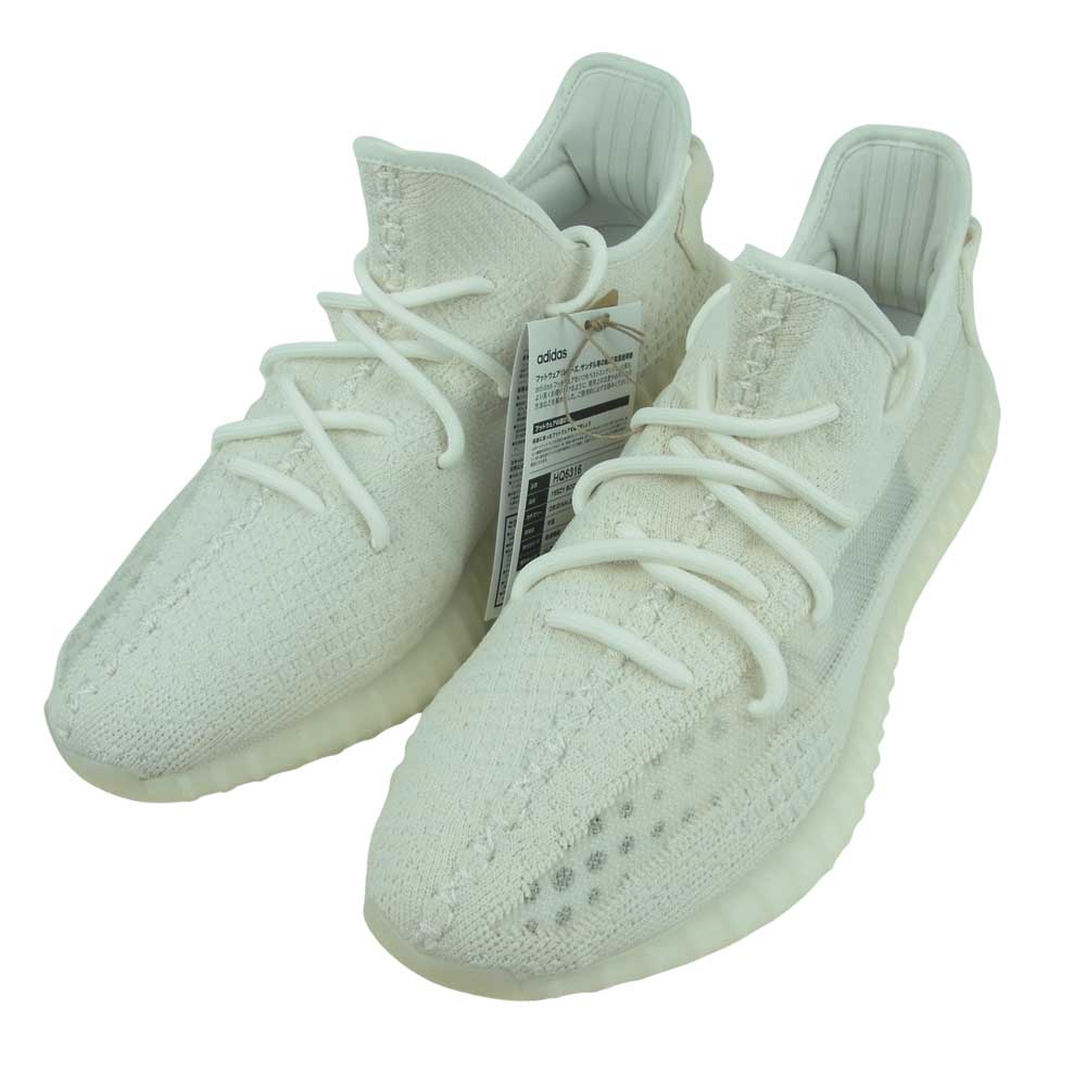 adidas アディダス HQ6316 Yeezy Boost 350 V2 Bone イージー ブースト スニーカー オフホワイト系 28cm【新古品】【未使用】【中古】