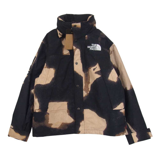 Supreme シュプリーム 21AW 未使用品 THE NORTHFACE NP52100I Bleached Denim Mountain Jacket ノースフェイス ブリーチ デニム マウンテンジャケット ブラック系 S【極上美品】【中古】
