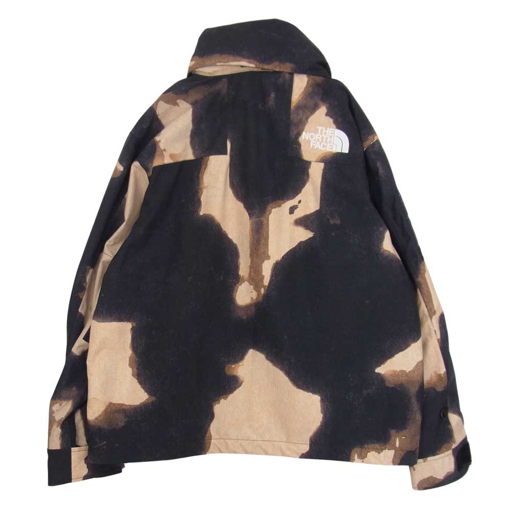 Supreme シュプリーム 21AW 未使用品 THE NORTHFACE NP52100I Bleached Denim Mountain Jacket ノースフェイス ブリーチ デニム マウンテンジャケット ブラック系 S【極上美品】【中古】