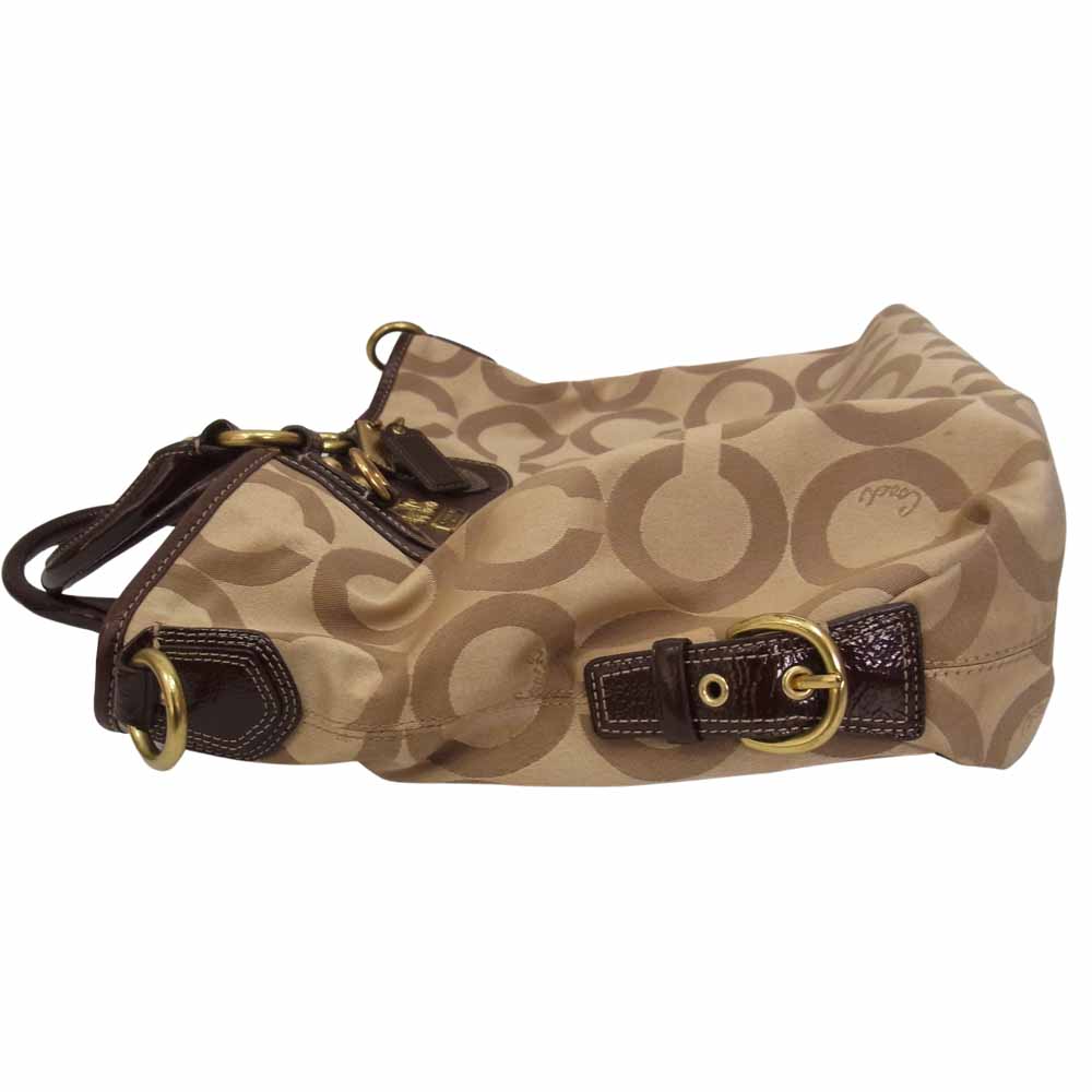 COACH コーチ 12963 マディソン オプアート ジュリアン ブラウン系【中古】