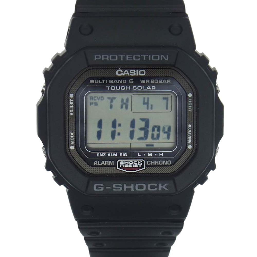 G-SHOCK ジーショック GW-5000U スクリューバック 腕時計 社名ネーム刻印あり ブラック系【新古品】【未使用】【中古】
