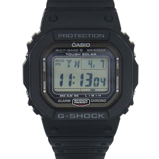 G-SHOCK ジーショック GW-5000U スクリューバック 腕時計 社名ネーム刻印あり ブラック系【新古品】【未使用】【中古】