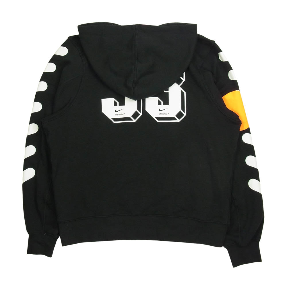 OFF-WHITE オフホワイト AA3257-010 NIKE ナイキ Football Collection Pullover Hoodie ブラック系 M【中古】