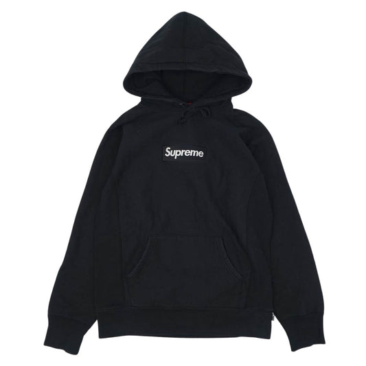 Supreme シュプリーム Box Logo Hooded Sweatshirt ボックスロゴ プルオーバー パーカー ブラック系 M【中古】