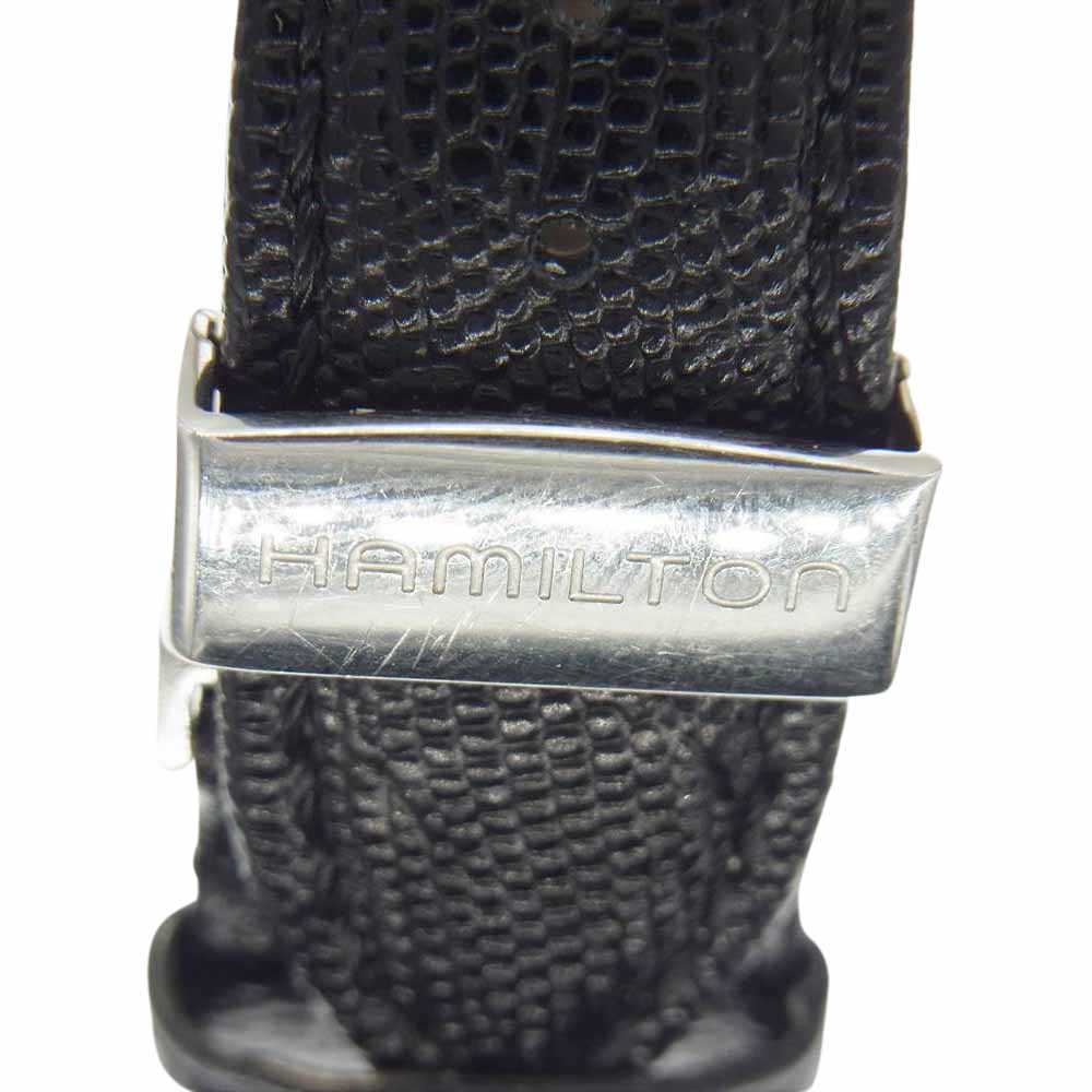 HAMILTON ハミルトン H244112 VENTURA ベンチュラ クオーツ ステンレス 腕時計 シルバー系 ブラック系【中古】