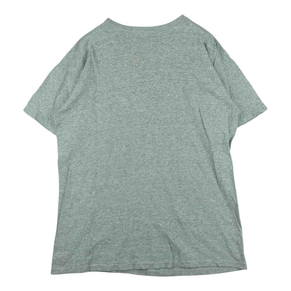 Champion チャンピオン ヴィンテージ USA製 80s トリコタグ 染み込み プリント 半袖 Tシャツ グレー系 XL【中古】