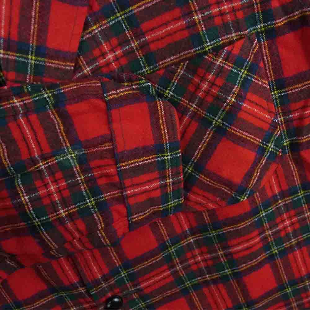 PENDLETON ペンドルトン ヴィンテージ 70s USA製 ウール チェック柄 テーラード ジャケット レッド系 L【中古】